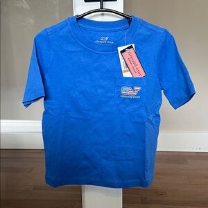 Vineyard Vines Royal Blue Short Sleeve Pocket Tee